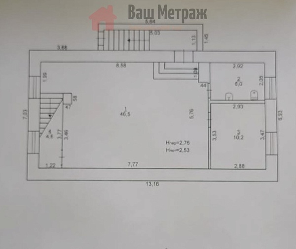 Помещения свободного назначения, 131 кв.м.